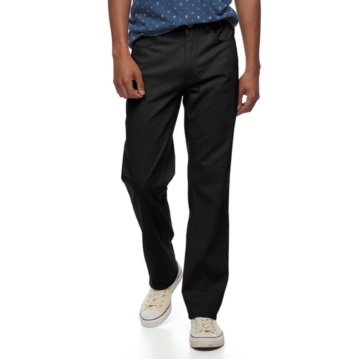 Men's Urban Pipeline&reg; Maxflex Waistband Relaxed-fit Pants, Size: 36x34, Black