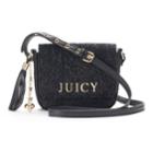 Juicy Couture Lace Mini Flap Crossbody Bag, Women's, Black