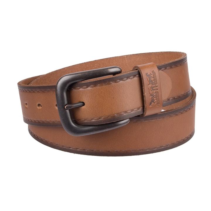Men's Levi's&reg; Leather Jean Belt, Size: Large, Dark Beige