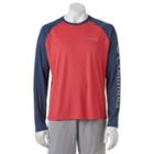 Men's Columbia Omni-wick Fork Stream Tee, Size: Medium, Light Pink