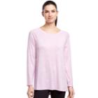 Women's Jockey Sport Tech Sweater Tunic, Size: Large, Med Pink