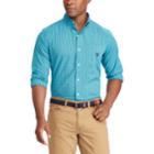 Men's Chaps Classic-fit Stretch Button-down Shirt, Size: Medium, Blue