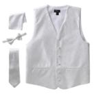 Steven Land Paisley 4-pc. Vest Set - Men, Size: Xxl, White