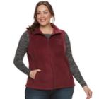 Plus Size Columbia Three Lakes Fleece Vest, Women's, Size: 2xl, Brt Red