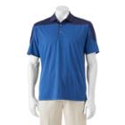 Big & Tall Grand Slam Classic-fit Heathered Motionflow Performance Golf Polo, Men's, Size: Xxl Tall, Turquoise/blue (turq/aqua)