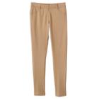 Girls 4-16 Chaps School Uniform Jeggings, Girl's, Size: 4, Lt Brown