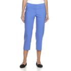 Women's Apt. 9&reg; Torie Modern Fit Capri Dress Pants, Size: 2, Blue (navy)