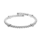 Mini Coil Station Bracelet, Women's, Silver