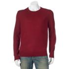 Men's Apt. 9&reg; Modern-fit Solid Merino Crewneck Sweater, Size: Xxl, Red