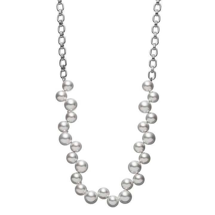 Simply Vera Vera Wang Simulated Pearl Long Necklace, Women's, White