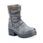 Muk Luks Brenda Women's Water-resistant Boots, Girl's, Size: 9, Grey