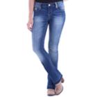 Juniors' Amethyst Light Wash Baby Bootcut Jeans, Teens, Size: 1, Dark Blue