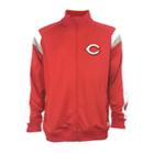 Men's Stitches Cincinnati Reds Track Jacket, Size: Small, Red Red