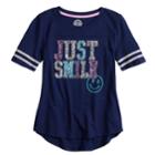 Plus Size Girls 7-16 So&reg; Varsity Graphic Tee, Size: 20 1/2, Dark Blue
