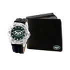 Game Time, Men's New York Jets Watch & Wallet Set - Black