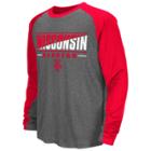Boys 8-20 Campus Heritage Wisconsin Badgers Jet Tee, Size: L(16/18), Black
