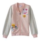 Girls 4-7 Emoji Bomber Jacket, Girl's, Size: 6, Pink