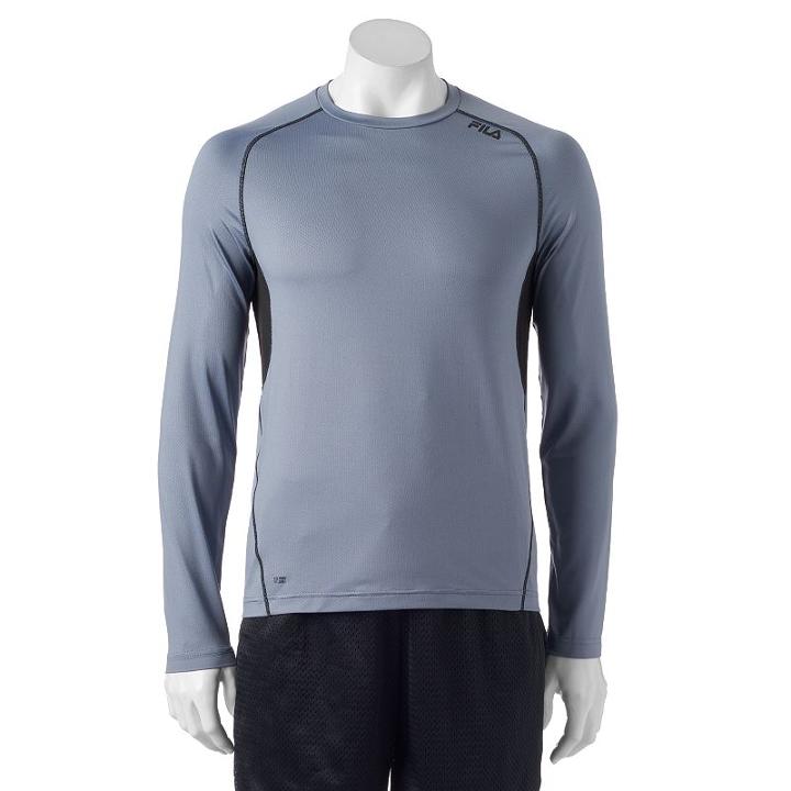 Big & Tall Fila Sport&reg; Training Top, Men's, Size: Xl Tall, Med Grey