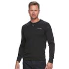 Big & Tall Columbia Wildberry Classic-fit Omni-wick Henley, Men's, Size: 3xl Tall, Grey (charcoal)