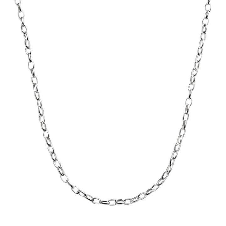 Steel City Stainless Steel Cable Chain Necklace, Women's, Size: 20, Grey