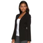 Women's Briggs Solid Open-front Jacket, Size: Large, Black