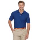 Big & Tall Croft & Barrow&reg; Classic-fit Easy-care Pique Performance Pocket Polo, Men's, Size: 2xb, Blue