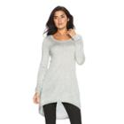 Women's Apt. 9&reg; High-low Tunic, Size: Xs, Med Grey
