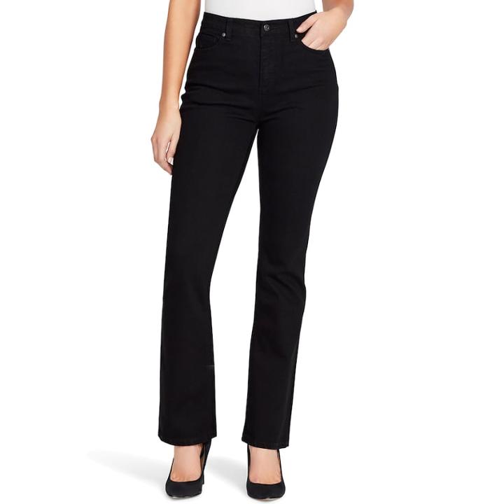 Women's Gloria Vanderbilt Kick Bootcut Jeans, Size: 16, Grey (charcoal)