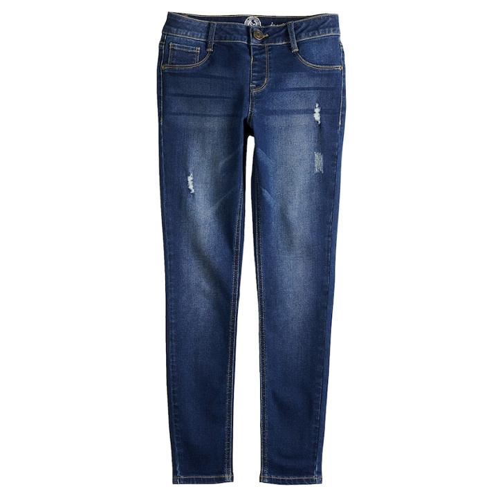 Girls 7-16 & Plus Size So&reg; Constructed Jeggings, Size: 10, Blue