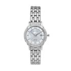 Seiko Women's Core Diamond Stainless Steel Solar Watch - Sut277, Grey