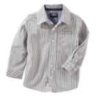 Boys 4-12 Oshkosh B'gosh Striped Button Down Shirt, Size: 10, Ovrfl Oth