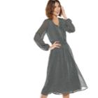 Women's Popsugar Print Smocked Midi Dress, Size: Xxl, Oxford