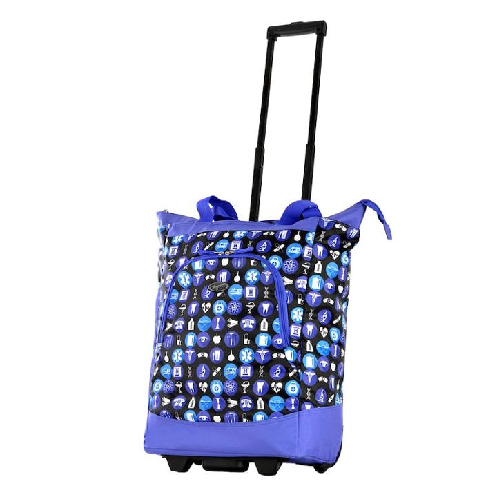 Olympia Lifesaver Rolling Shopper Tote, Women's, Purple