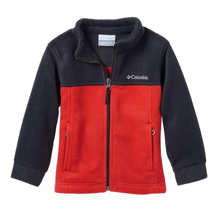 Baby Boy Columbia Fleece Jacket, Size: 12-18month, Med Red
