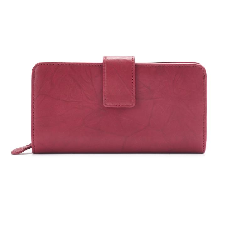 Apt. 9&reg; Sandalwood Leather Rfid-blocking Tab Clutch, Women's, Brt Pink