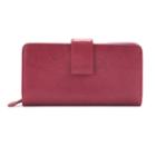 Apt. 9&reg; Sandalwood Leather Rfid-blocking Tab Clutch, Women's, Brt Pink