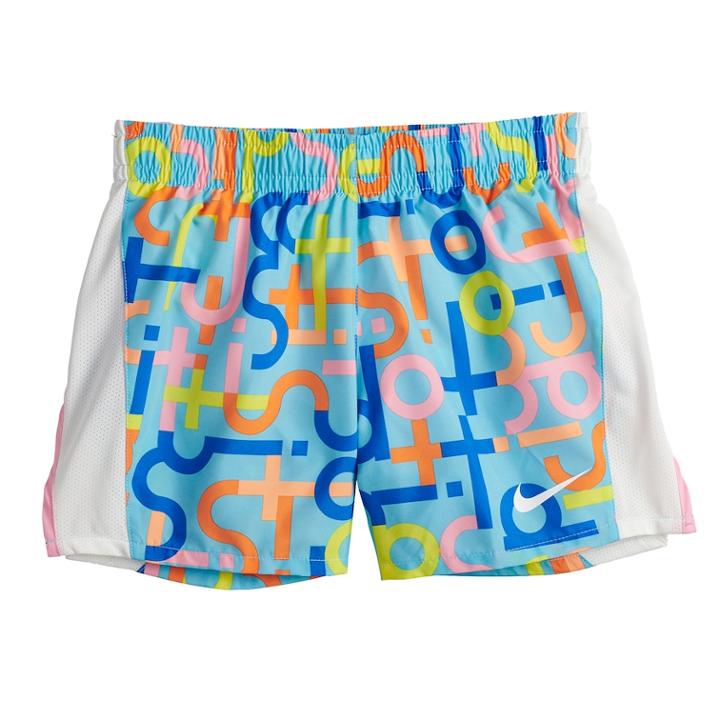 Girls 7-16 Nike Printed Shorts, Size: Small, Blue