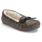 So&reg; Women's Moccasin Shoes, Girl's, Size: Medium (6), Med Grey
