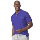 Big & Tall Chaps Solid Pique Polo, Men's, Size: 4xb, Purple