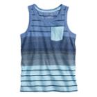 Boys 4-7x Sonoma Goods For Life&trade; Striped Pocket Tank Top, Size: 6, Light Blue