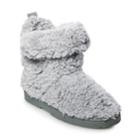 Women's Sonoma Goods For Life&trade; Sherpa Bootie Slippers, Size: Medium, Grey