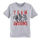 Boys 4-10 Jumping Beans&reg; Marvel Team Awesome Spider-man, Iron Man & Captain America Graphic Tee, Size: 4, Med Grey
