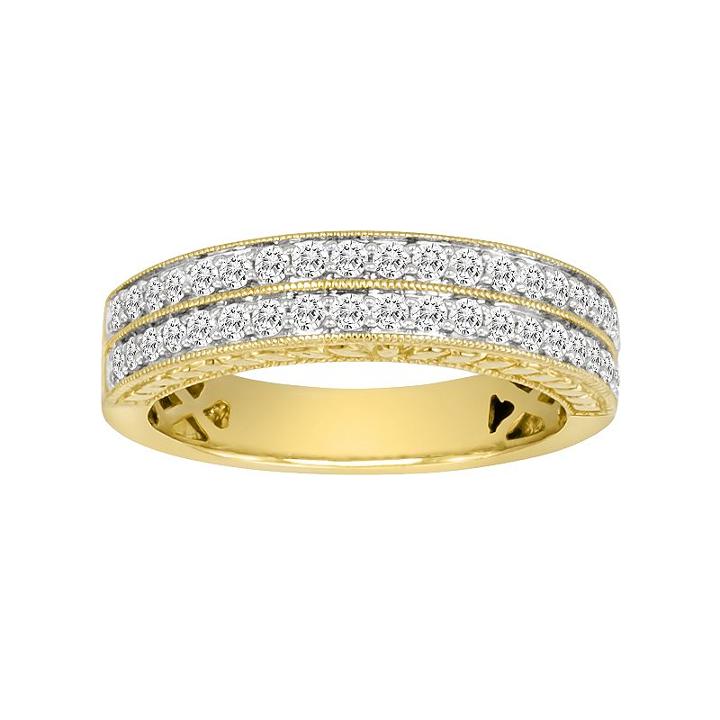 14k Gold 1/2-ct. T.w. Igl Certified Diamond Wedding Ring, Women's, Size: 5.50, White