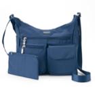 Women's Baggallini Everyday Bag With Rfid Blocking Pouch, Med Blue