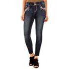 Juniors' Wallflower Curvy Bling Jeans, Teens, Size: 13, Grey Other