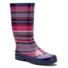 Sugar Raffle Women's Waterproof Rain Boots, Girl's, Size: 7, Blue (navy)
