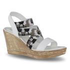 Tuscany By Easy Street Felisa Women's Wedge Sandals, Size: Medium (10), White Oth