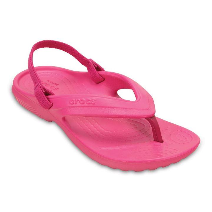 Crocs Classic Flip Girls' Sandals, Girl's, Size: 6 T, Red Other