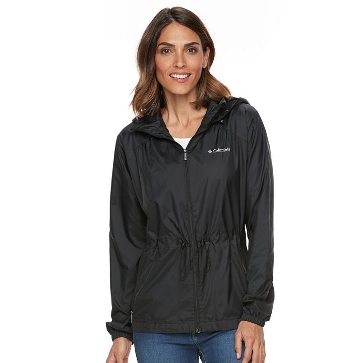 Women's Columbia Stone Creek Hooded Anorak Jacket, Size: Small, Grey (charcoal)