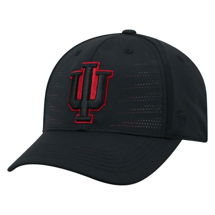Adult Top Of The World Indiana Hoosiers Dazed Performance Cap, Men's, Black